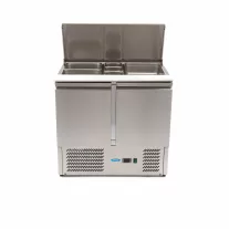 Maxima Salátás hűtő - 2 ajtós - 90cm - 257L – 09400410