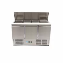 Maxima Salátás hűtő - 3 ajtós - 137cm - 257L - vágódeszkával együtt – 09400415
