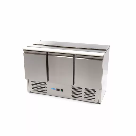 Maxima Salátás hűtő - 3 ajtós - 137cm - 257L - vágódeszkával együtt – 09400415