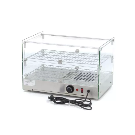 Maxima Fűtött bemutatóvitrin 55cm - 2 polc - 50L – 09400780 Maxima Fűtött bemutatóvitrin 55cm - 2 polc - 50L – 09400780