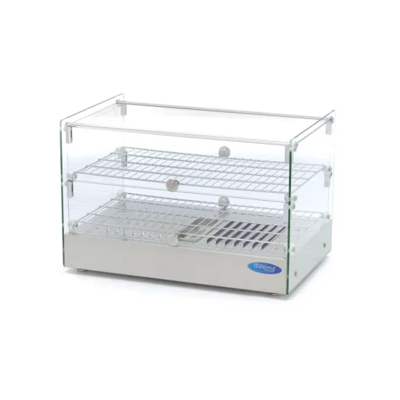 Maxima Fűtött bemutatóvitrin 55cm - 2 polc - 50L – 09400780 Maxima Fűtött bemutatóvitrin 55cm - 2 polc - 50L – 09400780