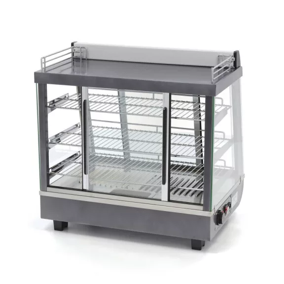 Maxima Fűtött bemutatóvitrin 67,5cm - 3 polc - 96L – 09400785 Maxima Fűtött bemutatóvitrin 67,5cm - 3 polc - 96L – 09400785