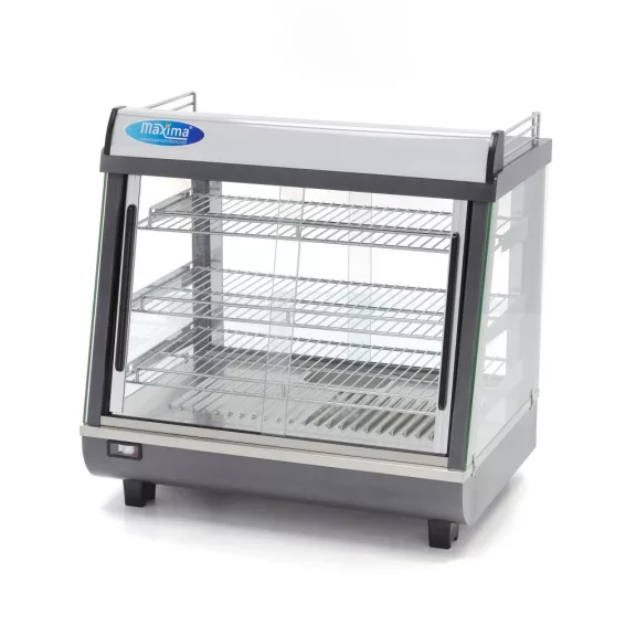 Maxima Fűtött bemutatóvitrin 67,5cm - 3 polc - 96L – 09400785 Maxima Fűtött bemutatóvitrin 67,5cm - 3 polc - 96L – 09400785