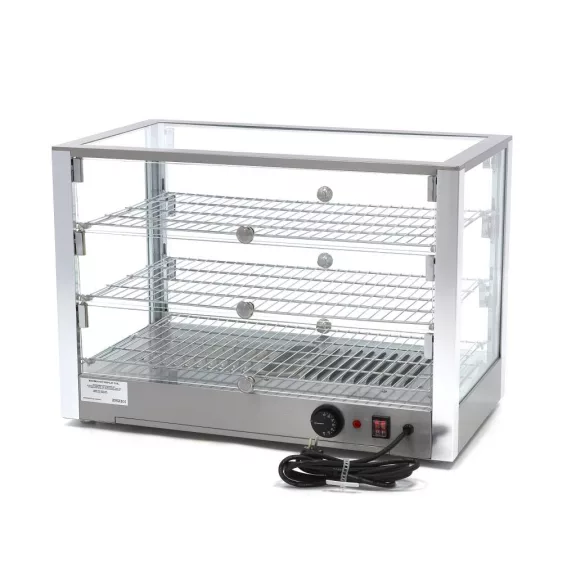 Maxima Fűtött bemutatóvitrin 70cm - 3 polc - 115L – 09400788 Maxima Fűtött bemutatóvitrin 70cm - 3 polc - 115L – 09400788