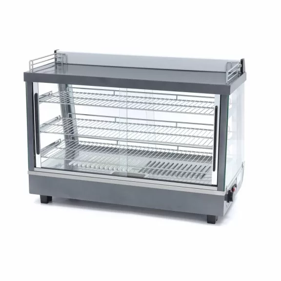 Maxima Fűtött bemutatóvitrin 91,5cm - 3 polc - 136L – 09400790 Maxima Fűtött bemutatóvitrin 91,5cm - 3 polc - 136L – 09400790