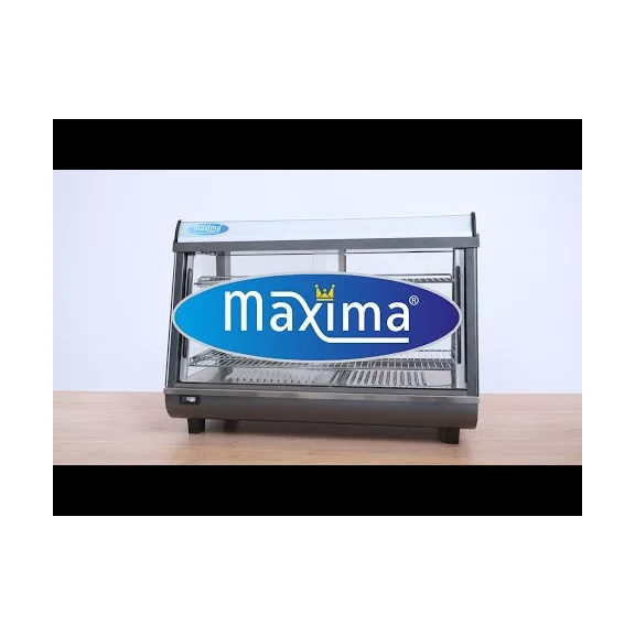 Maxima Fűtött bemutatóvitrin 91,5cm - 3 polc - 136L – 09400790 Maxima Fűtött bemutatóvitrin 91,5cm - 3 polc - 136L – 09400790