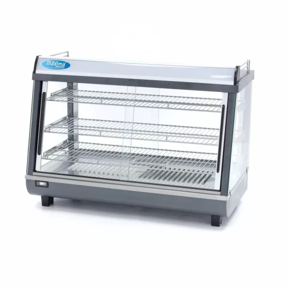 Maxima Fűtött bemutatóvitrin 91,5cm - 3 polc - 136L – 09400790 Maxima Fűtött bemutatóvitrin 91,5cm - 3 polc - 136L – 09400790