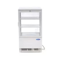 Maxima Asztali hűtővitrin 43cm - 58L - fehér – 09400800