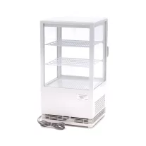 Maxima Asztali hűtővitrin 43cm - 58L - fehér – 09400800