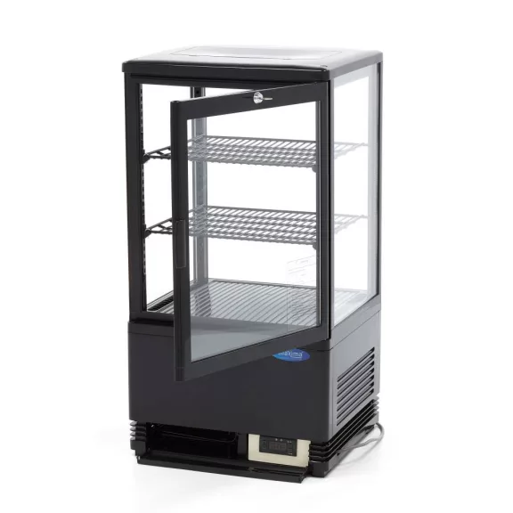 Maxima Asztali hűtővitrin 43cm - 58L – 09400801 Maxima Asztali hűtővitrin 43cm - 58L – 09400801