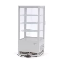 Maxima Asztali hűtővitrin 43cm - 78L - fehér – 09400805