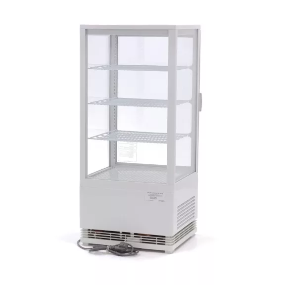 Maxima Asztali hűtővitrin 43cm - 78L - fehér – 09400805 Maxima Asztali hűtővitrin 43cm - 78L - fehér – 09400805