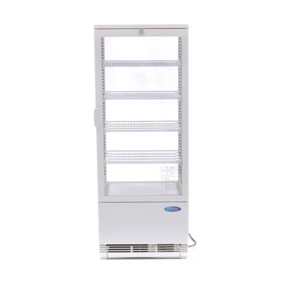 Maxima Asztali hűtővitrin 43cm - 98L - fehér – 09400810 Maxima Asztali hűtővitrin 43cm - 98L - fehér – 09400810