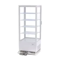 Maxima Asztali hűtővitrin 43cm - 98L - fehér – 09400810