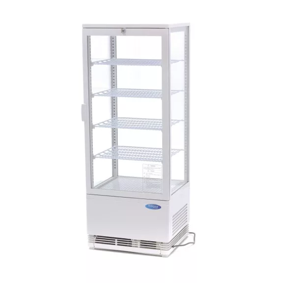 Maxima Asztali hűtővitrin 43cm - 98L - fehér – 09400810 Maxima Asztali hűtővitrin 43cm - 98L - fehér – 09400810