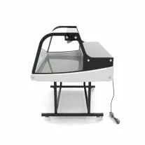 Maxima Bemutató vitrin állvánnyal 125cm - 255L – 09400821