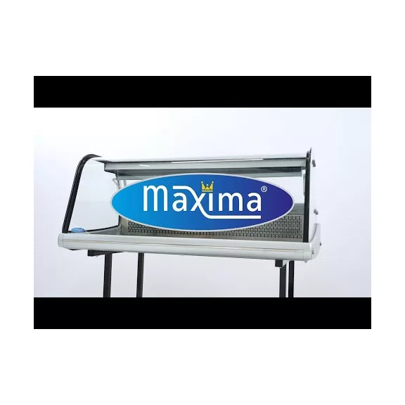 Maxima Bemutató vitrin állvánnyal 125cm - 255L – 09400821 Maxima Bemutató vitrin állvánnyal 125cm - 255L – 09400821