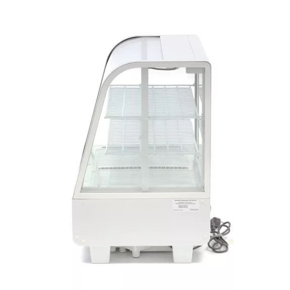 Maxima Asztali hűtővitrin 68cm - 100L - fehér – 09400836 Maxima Asztali hűtővitrin 68cm - 100L - fehér – 09400836