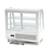 Maxima Asztali hűtővitrin 68cm - 100L - fehér – 09400836