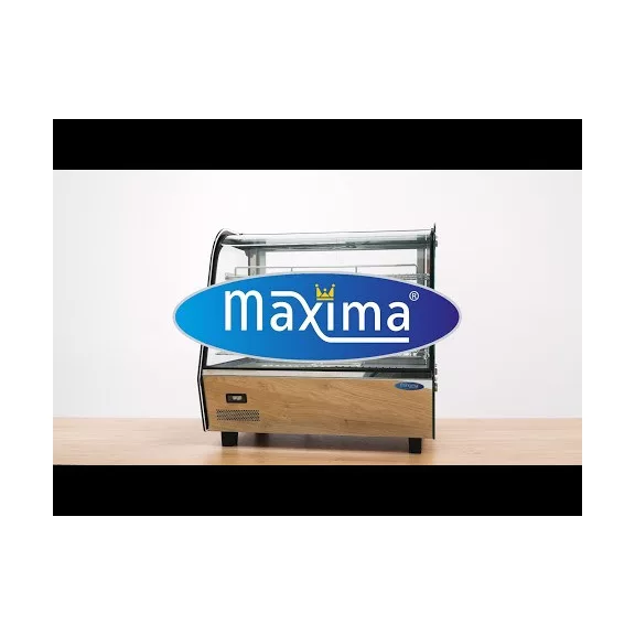 Maxima Fűtött bemutatóvitrin 67,8cm - 3 polc - 120L – 09400846 Maxima Fűtött bemutatóvitrin 67,8cm - 3 polc - 120L – 09400846