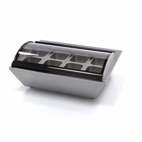 Maxima Salátás hűtő - asztali - 67L - 8 x 1/6 GN – 09400870