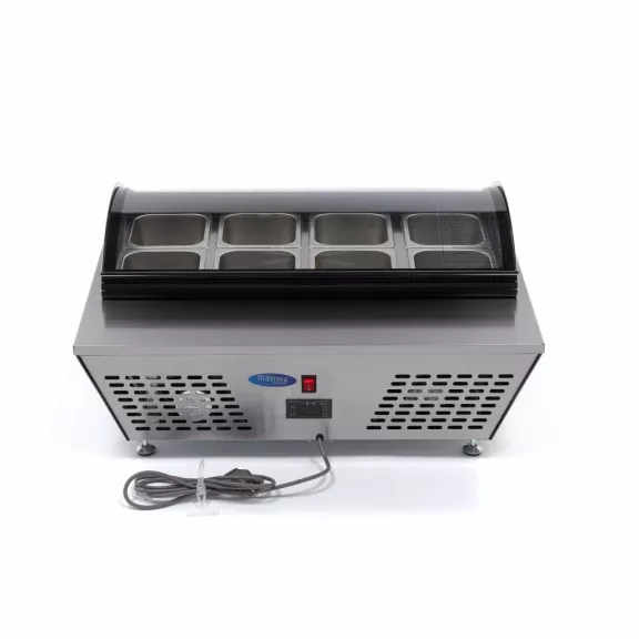 Maxima Salátás hűtő - asztali - 67L - 8 x 1/6 GN – 09400870