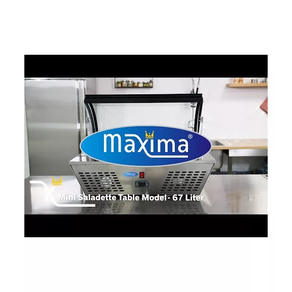 Maxima Salátás hűtő - asztali - 67L - 8 x 1/6 GN – 09400870