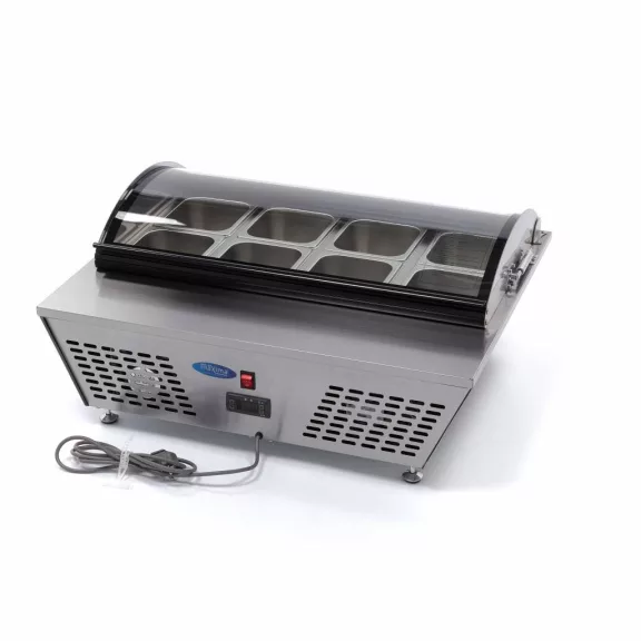 Maxima Salátás hűtő - asztali - 67L - 8 x 1/6 GN – 09400870