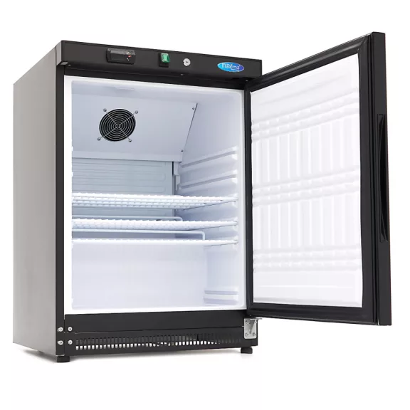Maxima Hűtőszekrény - 200L - 3 állítható polc - Fekete – 09405002 Maxima Hűtőszekrény - 200L - 3 állítható polc - Fekete – 09405002