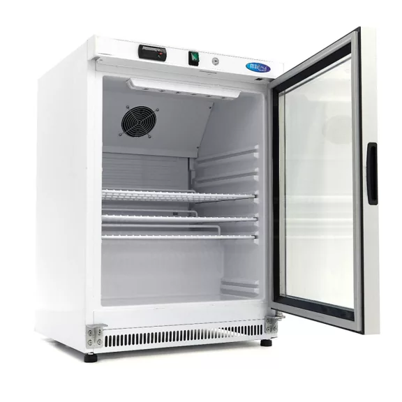 Maxima Hűtőszekrény - 200L - Fehér - Üvegajtóval – 09405006 Maxima Hűtőszekrény - 200L - Fehér - Üvegajtóval – 09405006