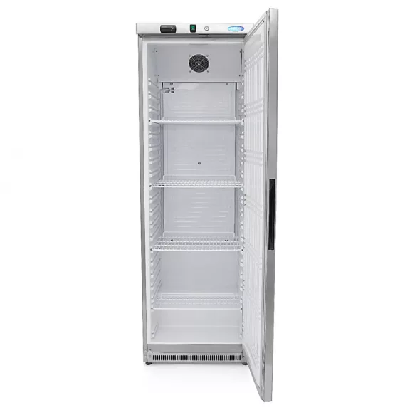 Maxima Hűtőszekrény - 400L - 4 állítható polc - Rozsdamentes Acél – 09405016