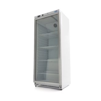 Hűtőszekrény - 600L - Fehér - Üvegajtóval
