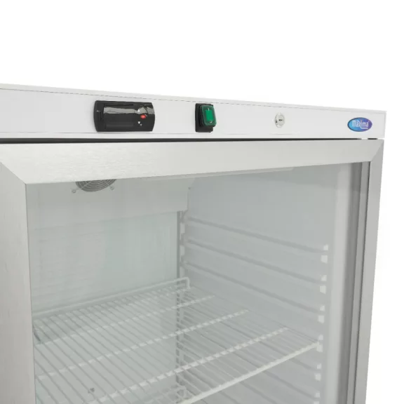Maxima Hűtőszekrény - 600L - Fehér - Üvegajtóval – 09405030 Maxima Hűtőszekrény - 600L - Fehér - Üvegajtóval – 09405030