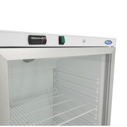 Hűtőszekrény - 600L - Fehér - Üvegajtóval