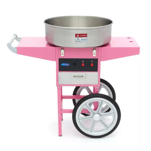 Maxima Vattacukor készítő gép - ø 52cm - Rózsaszín - Kosárral – 09506002 Maxima Vattacukor készítő gép - ø 52cm - Rózsaszín - Kosárral – 09506002