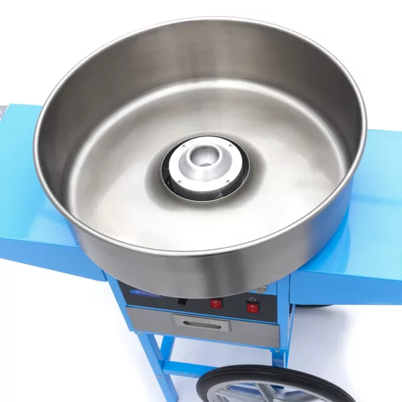 Maxima Vattacukor készítő gép - ø 52cm - Kék - Kosárral – 09506003 Maxima Vattacukor készítő gép - ø 52cm - Kék - Kosárral – 09506003