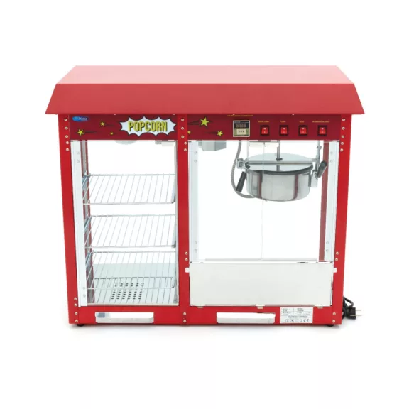 Maxima Popcorn gép - 150gr - melegítő vitrinnel – 09506006 Maxima Popcorn gép - 150gr - melegítő vitrinnel – 09506006