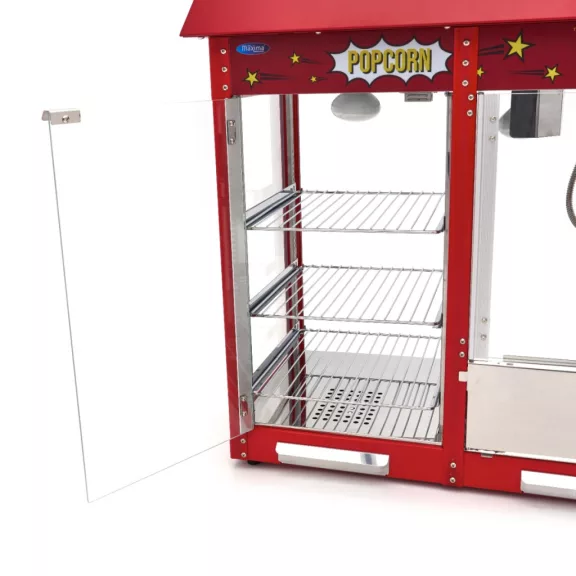 Maxima Popcorn gép - 150gr - melegítő vitrinnel – 09506006 Maxima Popcorn gép - 150gr - melegítő vitrinnel – 09506006