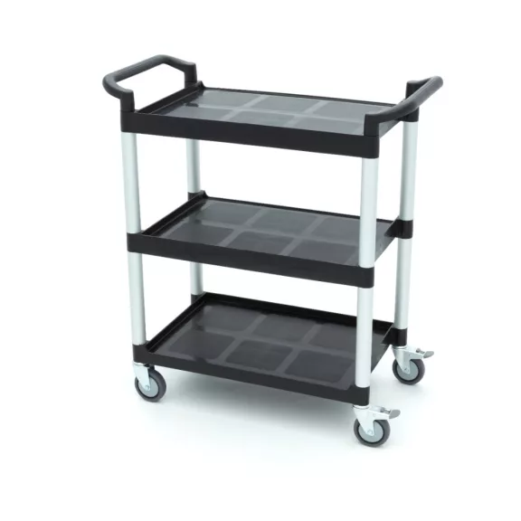 Maxima Zsúrkocsi - 3 műanyag polc - 86,5 x 42,5 cm – 09507001 Maxima Zsúrkocsi - 3 műanyag polc - 86,5 x 42,5 cm – 09507001
