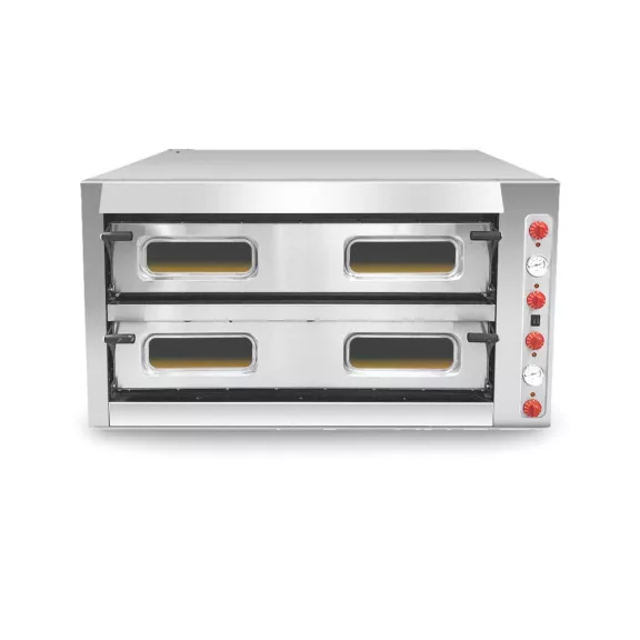 Ferrara Prémium elektromos pizzakemence, 2 aknás, 9+9 pizzás – 11010000003