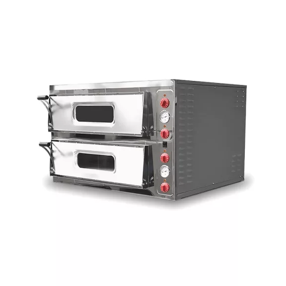 Ferrara Professional elektromos pizzakemence, 2 aknás, 4+4 pizzás – 11010000007 Ferrara Professional elektromos pizzakemence, 2 aknás, 4+4 pizzás – 11010000007