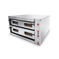 Ferrara XL6+6 PLUS elektromos pizzakemence, 2 aknás, 6+6 pizzás – 11010000021
