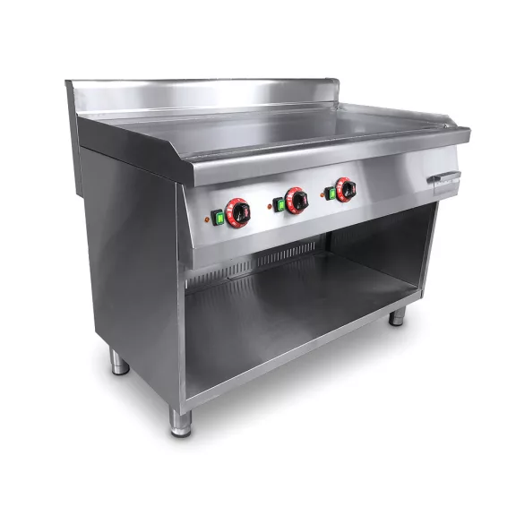 Ferrara Professional ipari elektromos álló rostlap, 120 cm, 700 mm mélység, főzősorba – 12000000018
