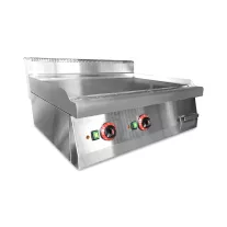 Ferrara Professional ipari elektromos asztali rostlap, 80 cm, 700 mm mélység, főzősorba – 12000001002