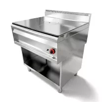 Ferrara Professional ipari gázüzemű francia lapos tűzhely, 800 mm, 700-as főzősorba – 12000100039