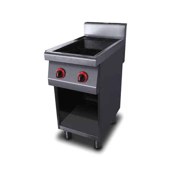 Ferrara Professional ipari álló indukciós tűzhely, 2 főzőzónás, 2 × 3,5 kW, 700-as főzősorba – 12000102007