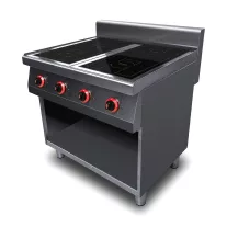 Ferrara Professional ipari álló indukciós tűzhely, 4 főzőzónás, 4 × 5 kW, 700-as főzősorba – 12000102011