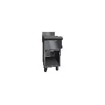 Ferrara Professional 700-as neutrális munkapult, 400 mm, álló, nyitott, fiókkal – 12000500003