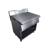 Ferrara Professional 700-as neutrális munkapult, 800 mm, álló, nyitott – 12000500005