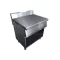 Ferrara Professional 700-as neutrális munkapult, 800 mm, álló, nyitott – 12000500005